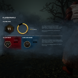 【STEAM DBD Devotion LVL 0】☑️0 Very Rare Skins + 7 Killers + 9 Survivors ⭐ 1580 Iridescent Shards + 37K BloodPoints ⭐252 Hours 0